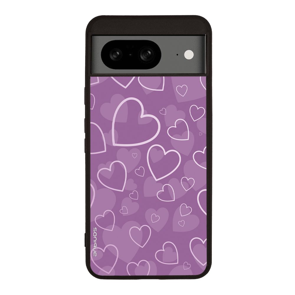 Θήκη Sonique Heart Series για Google Pixel 8 5G Βιολετί