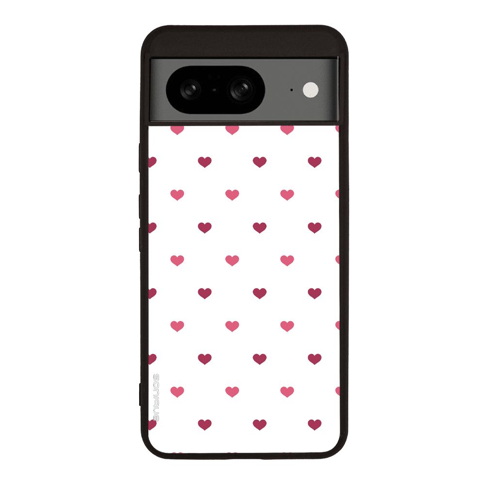 Θήκη Sonique Heart Series για Google Pixel 8 5G Λευκό 01