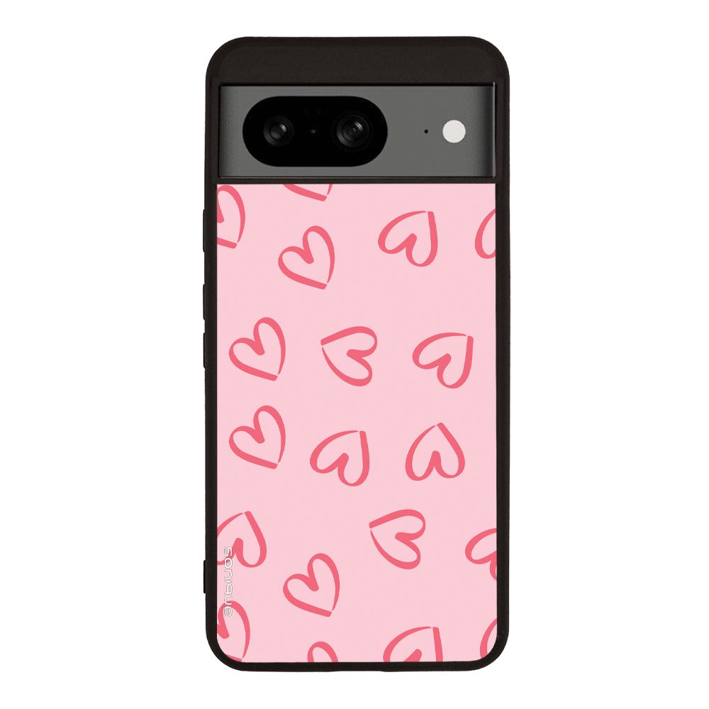 Θήκη Sonique Heart Series για Google Pixel 8 5G Ροζ