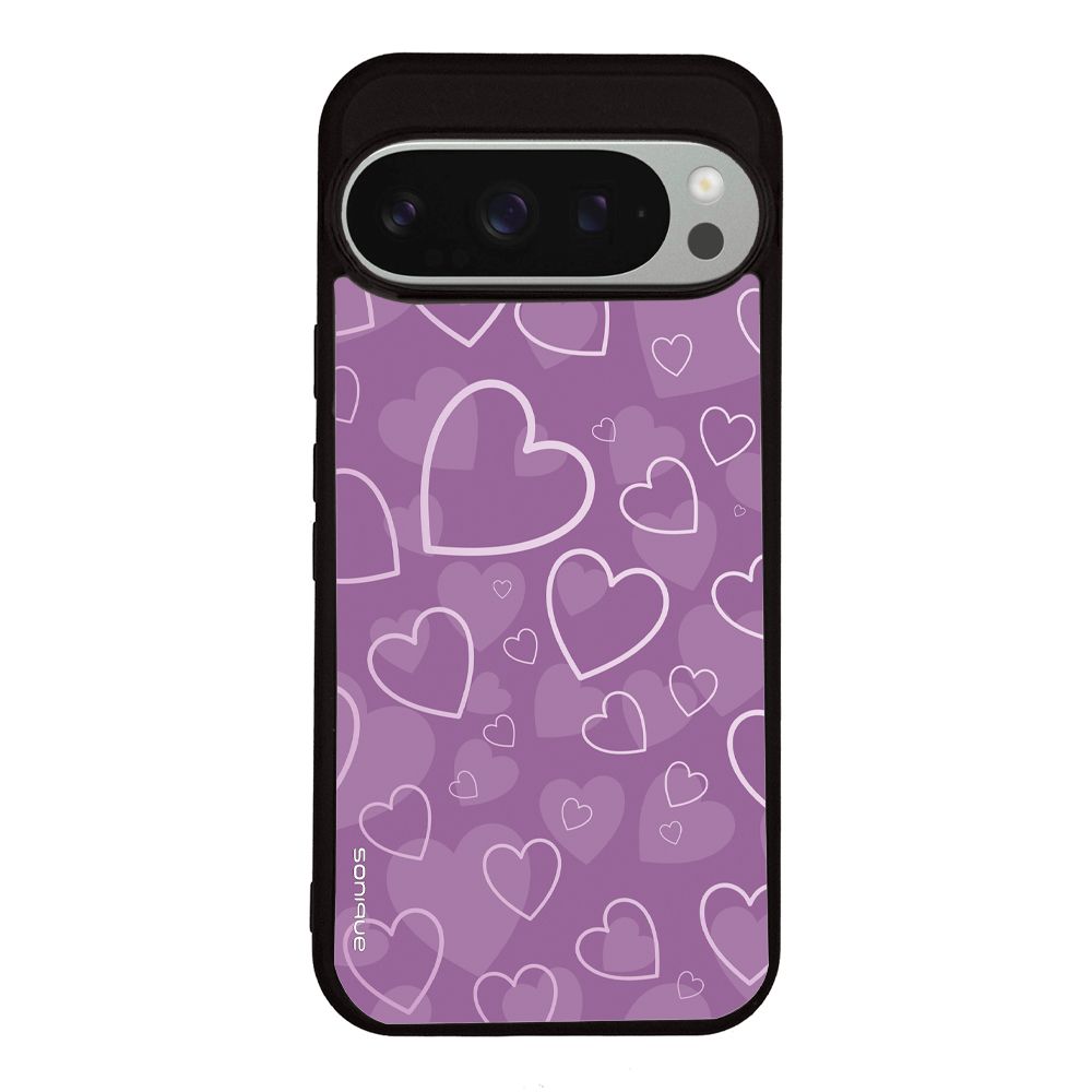 Θήκη Sonique Heart Series για Google Pixel 9 Pro 5G Βιολετί