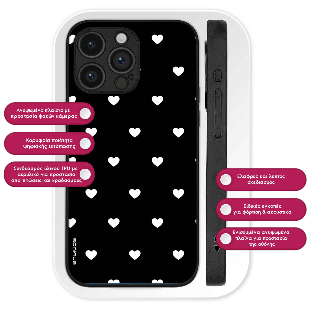 Θήκη Sonique Heart Series για Google Pixel 9 Pro 5G Μαύρο 02