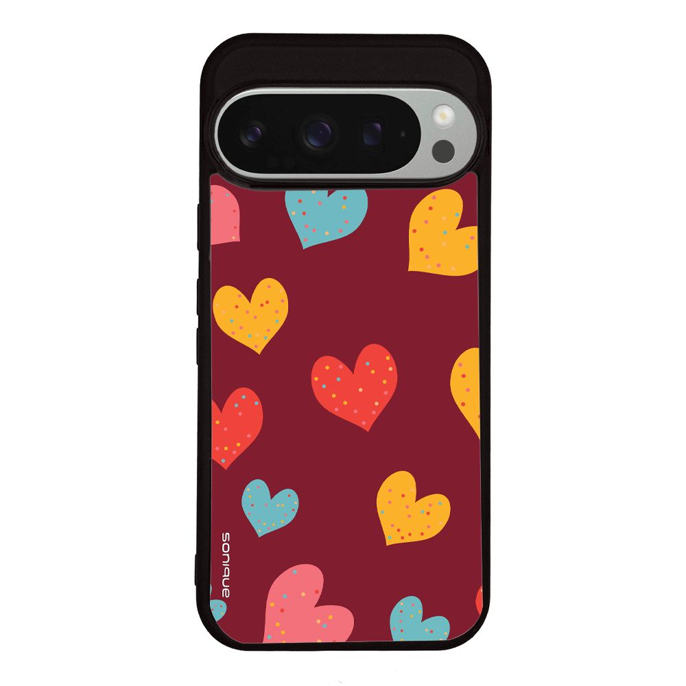 Θήκη Sonique Heart Series για Google Pixel 9 Pro 5G Μπορντώ