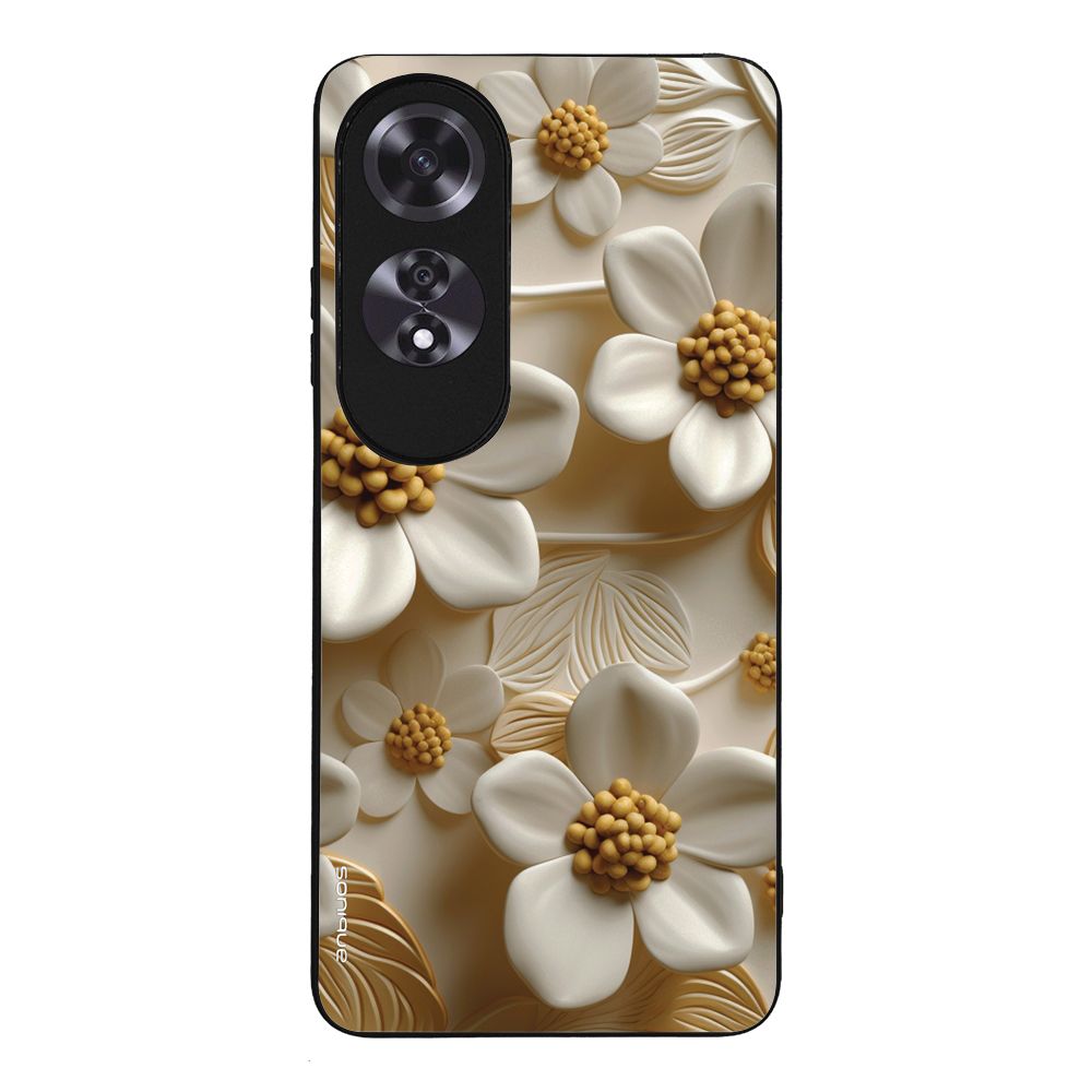 Θήκη Sonique 3D Flower Series για Oppo A60 Λευκό