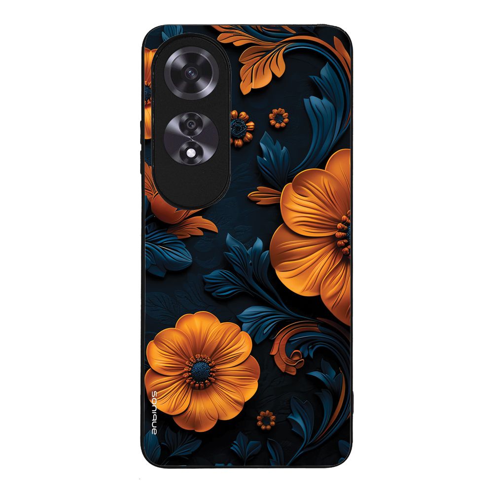 Θήκη Sonique 3D Flower Series για Oppo A60 Πορτοκαλί 01