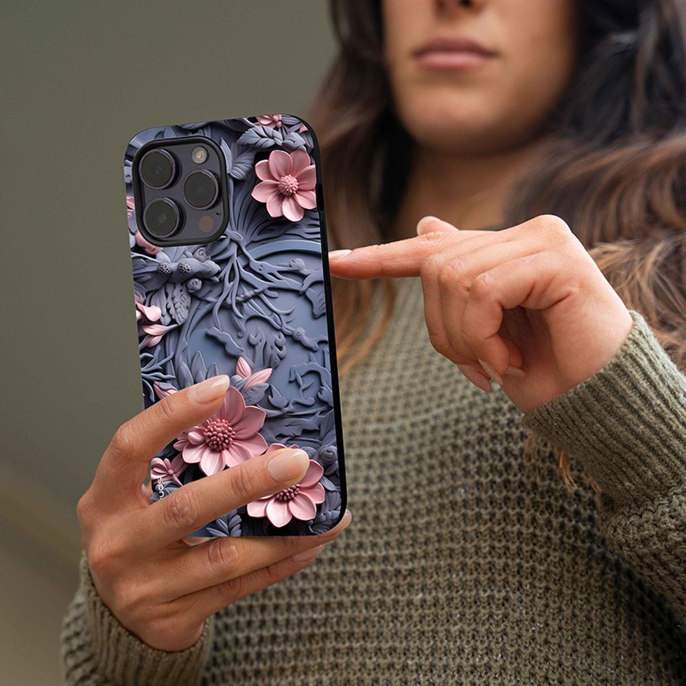 Θήκη Sonique 3D Flower Series για Oppo A60 Ροζ 02