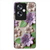 Θήκη Sonique 3D Flower Series για Oppo A79 5G Βιολετί