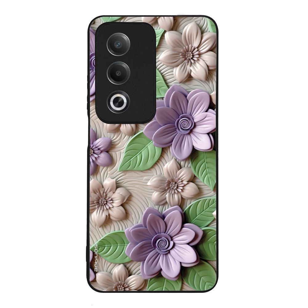 Θήκη Sonique 3D Flower Series για Oppo A80 5G Βιολετί