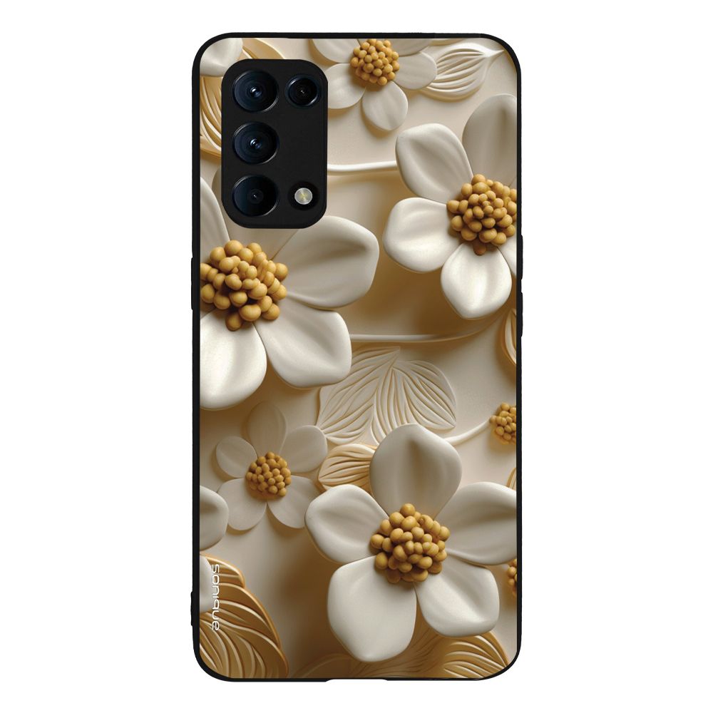 Θήκη Sonique 3D Flower Series για Oppo Find X3 Lite 5G Λευκό