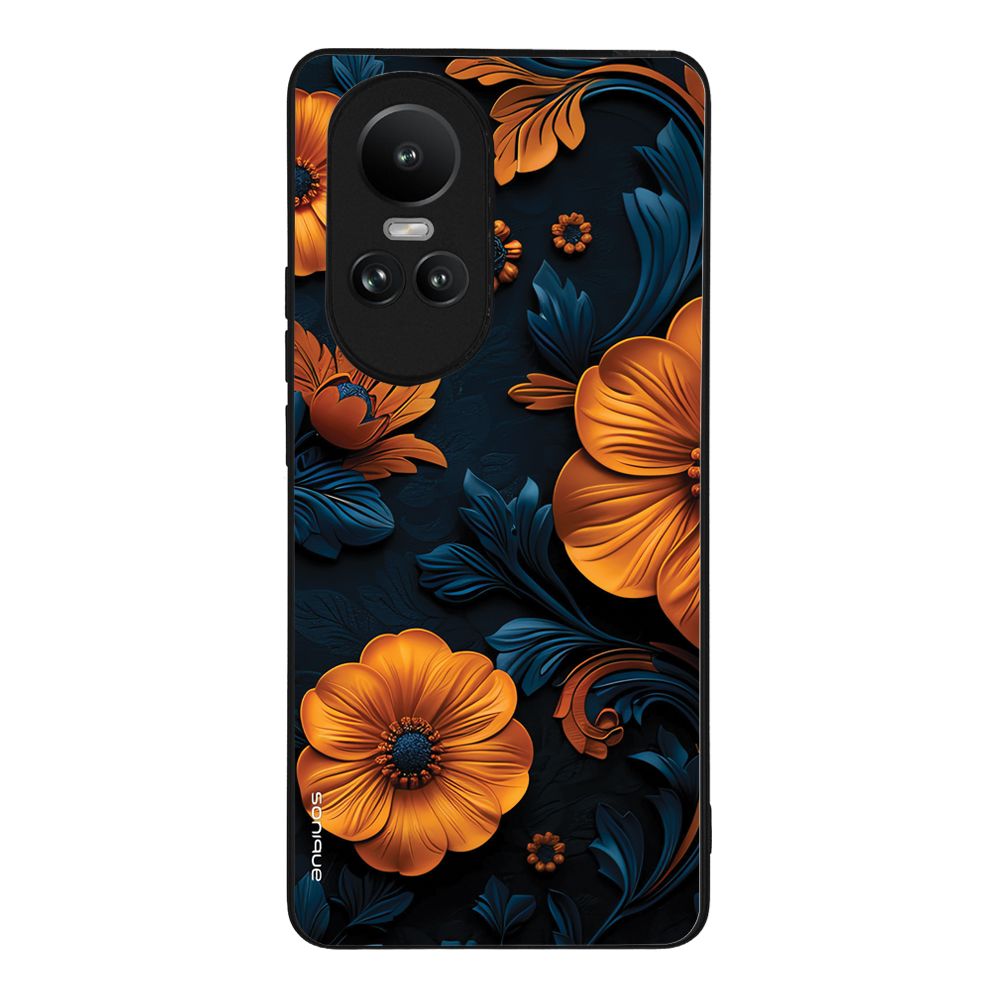 Θήκη Sonique 3D Flower Series για Oppo Reno10 5G Πορτοκαλί 01