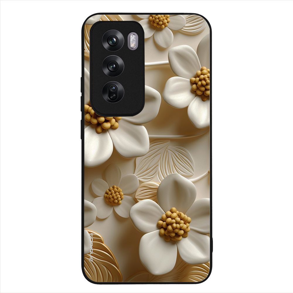 Θήκη Sonique 3D Flower Series για Oppo Reno12 Pro 5G Λευκό