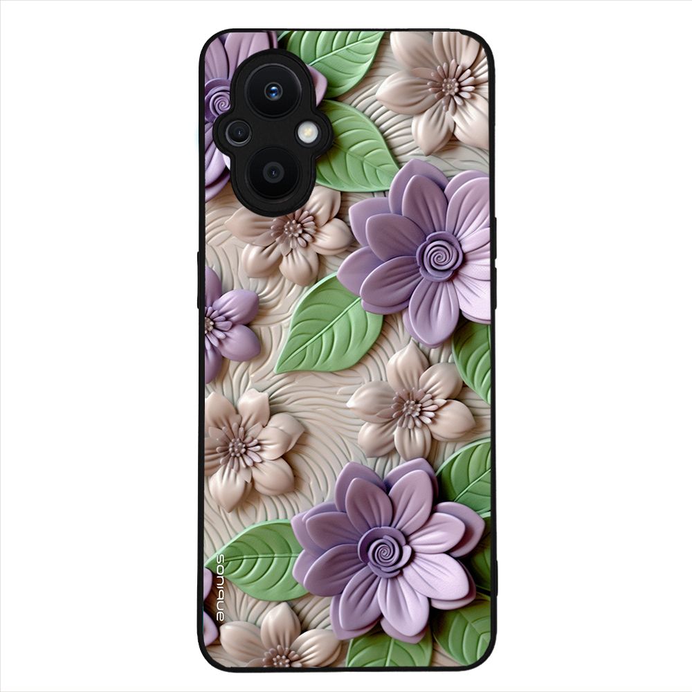 Θήκη Sonique 3D Flower Series για Oppo Reno7 Lite 5G / Oppo Reno8 Lite 5G Βιολετί