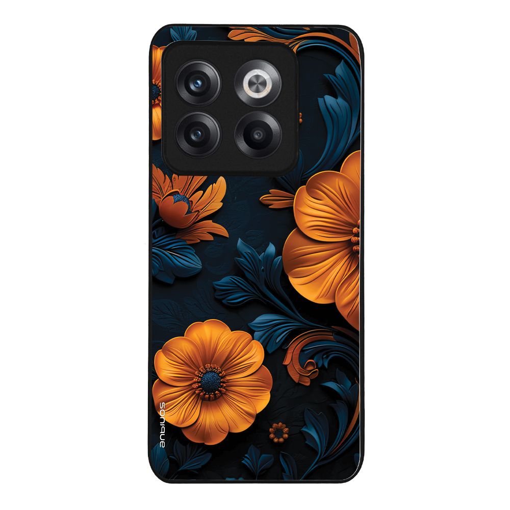 Θήκη Sonique 3D Flower Series για OnePlus 10T Πορτοκαλί 01