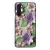 Θήκη Sonique 3D Flower Series για OnePlus Nord Βιολετί