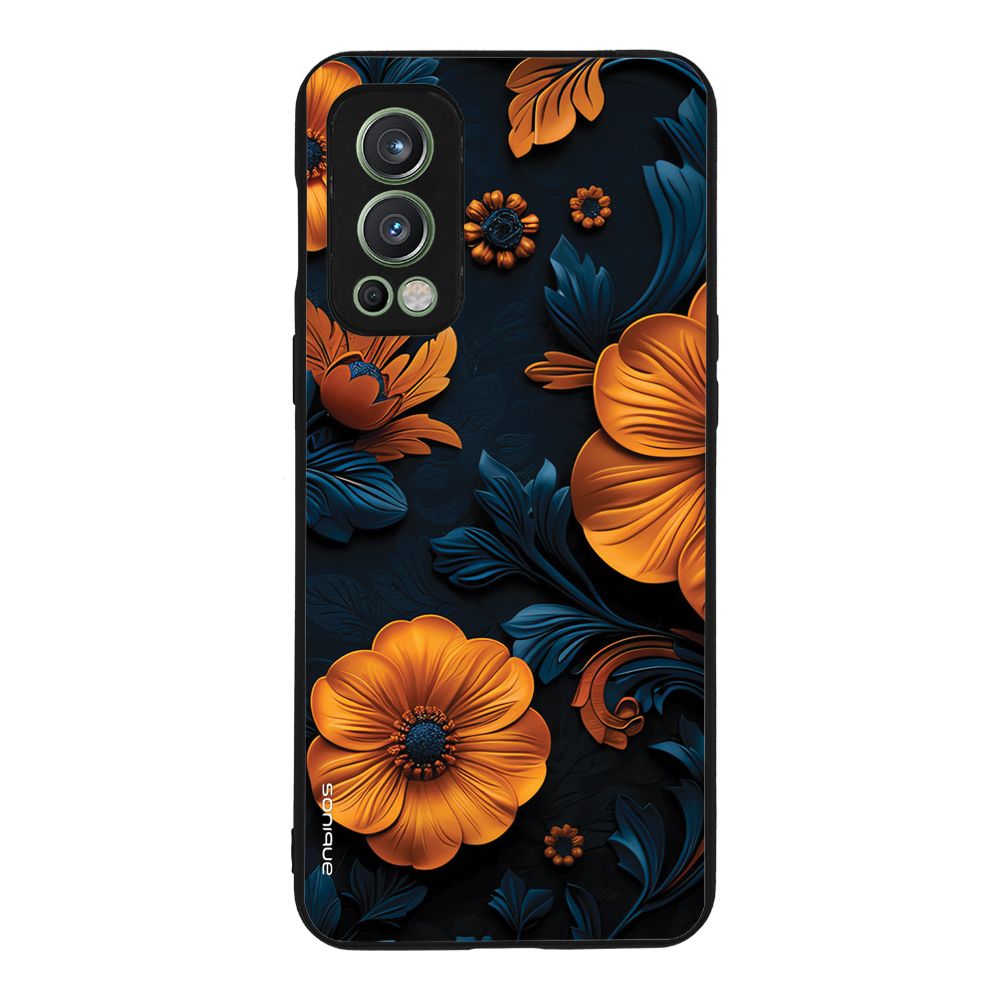 Θήκη Sonique 3D Flower Series για OnePlus Nord 2 5G Πορτοκαλί 01