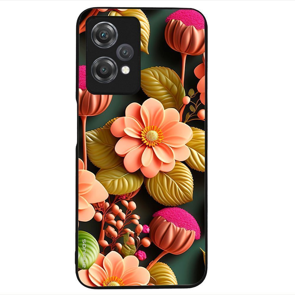 Θήκη Sonique 3D Flower Series για OnePlus Nord CE 2 Lite 5G Σομόν