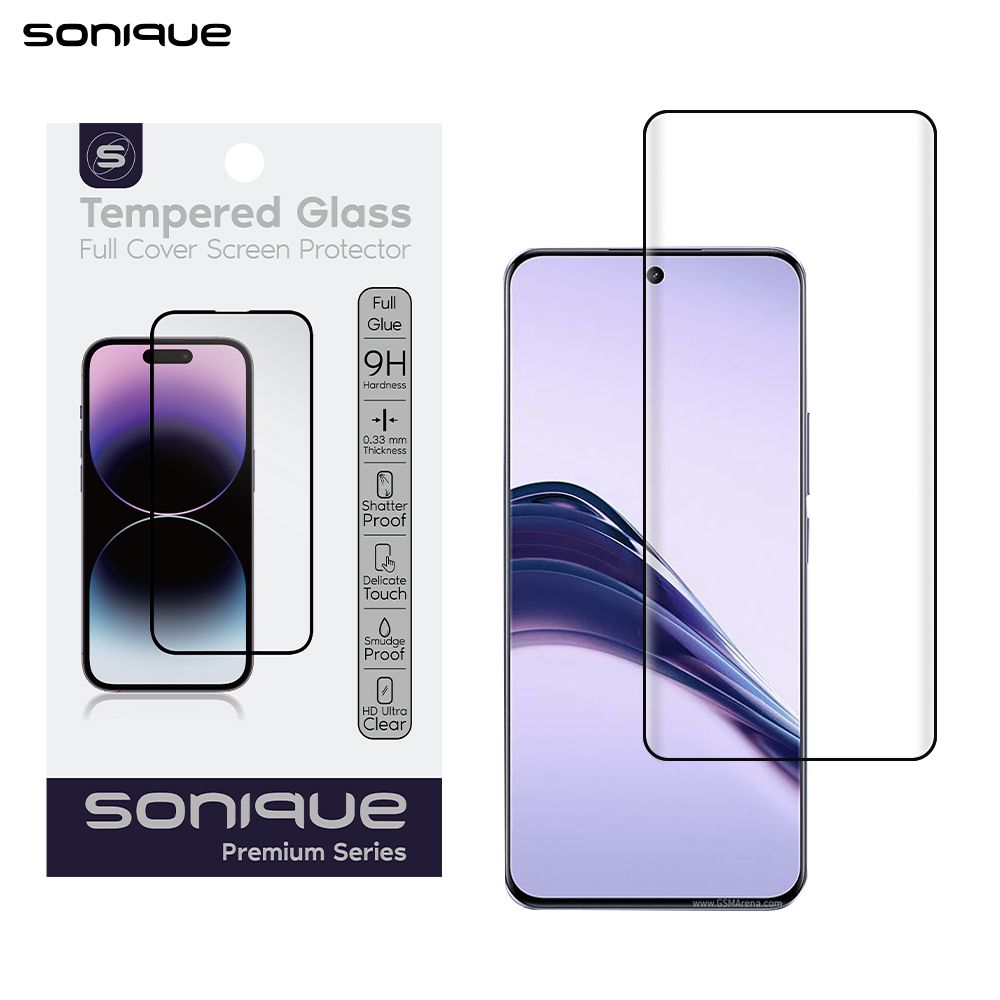 Curvy Glass Sonique Premium Series HD Full Cover 9H Realme Realme 13 Pro 5G / Realme 13 Pro Plus 5G Μαύρο