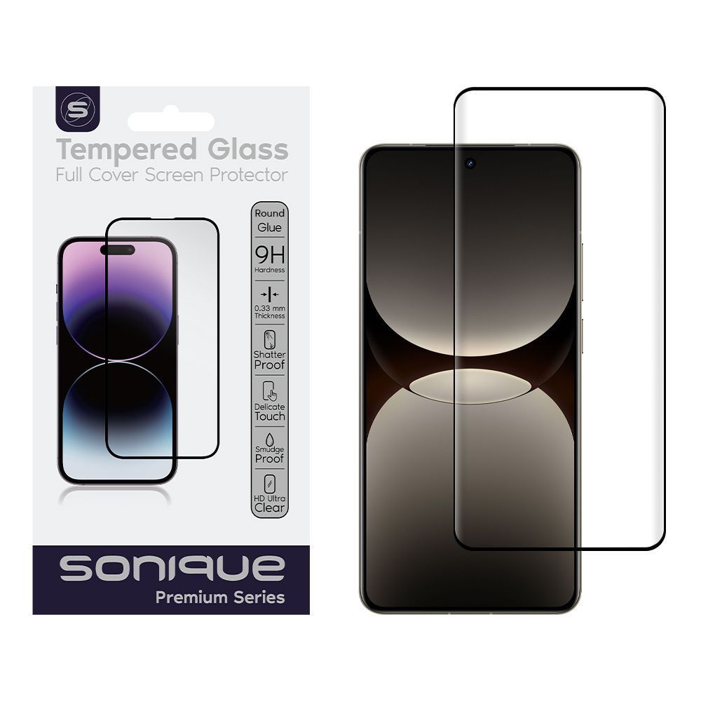 Curvy Glass Sonique Premium Series HD Full Cover 9H Realme Realme GT 7 Pro 5G Μαύρο