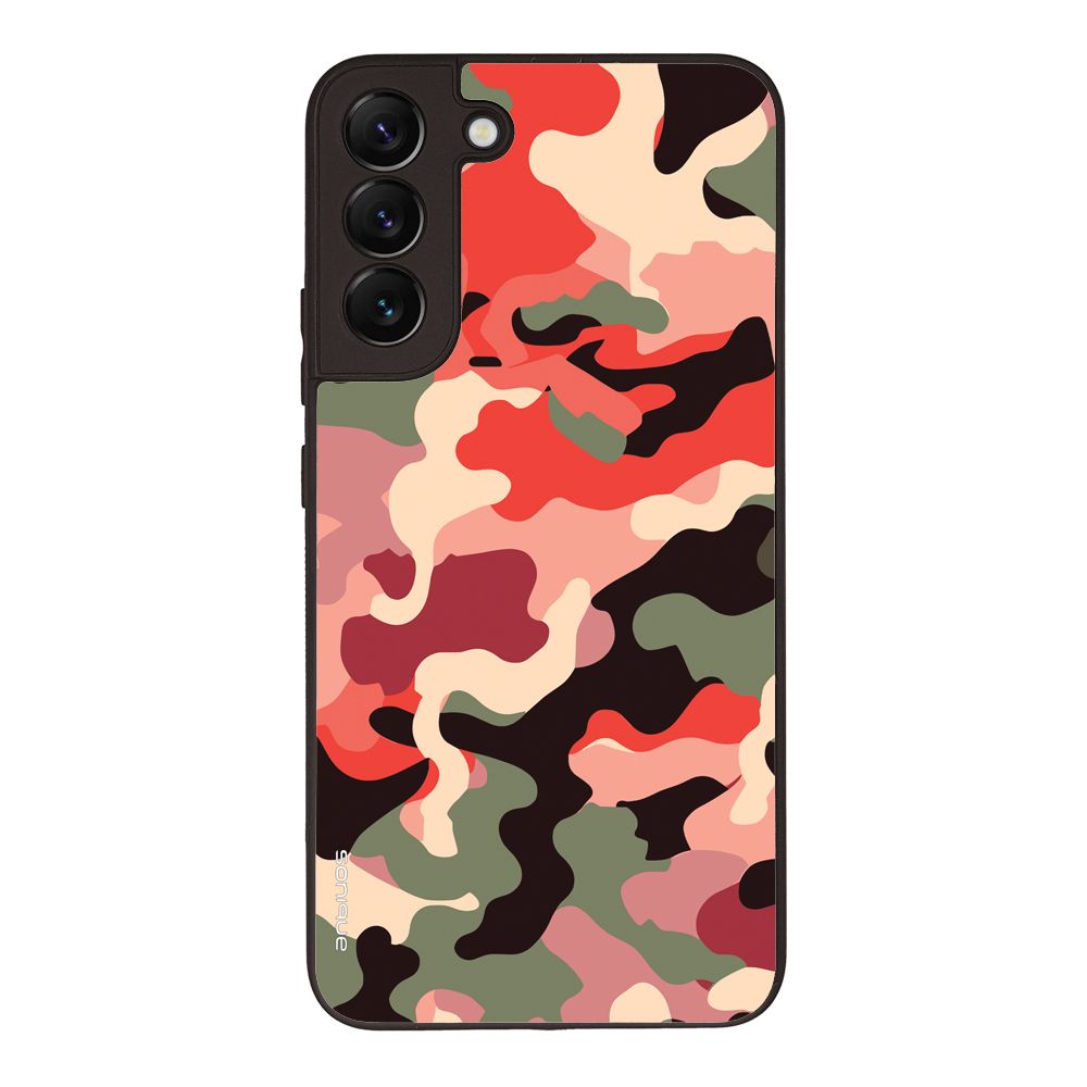 Θήκη Sonique Camouflage Army Series για Samsung Galaxy S22 Plus Κόκκινο