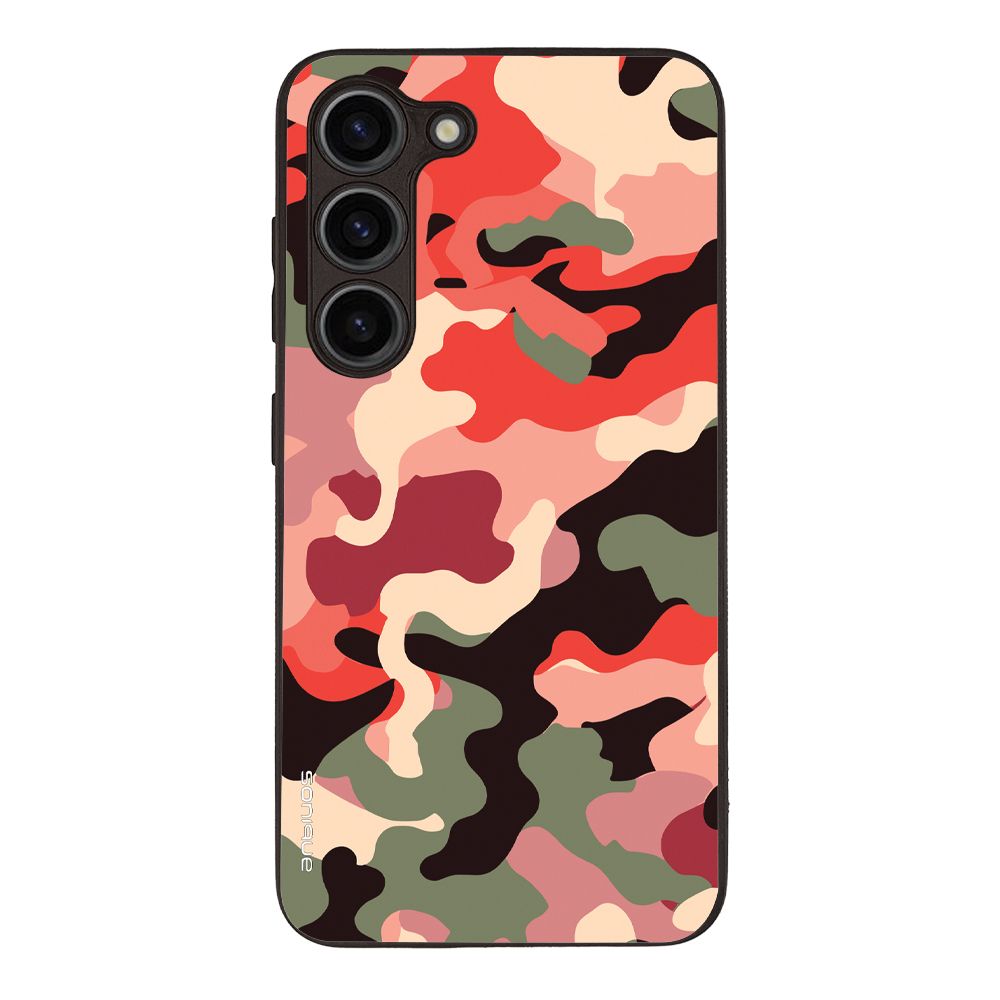 Θήκη Sonique Camouflage Army Series για Samsung Galaxy S23 Κόκκινο