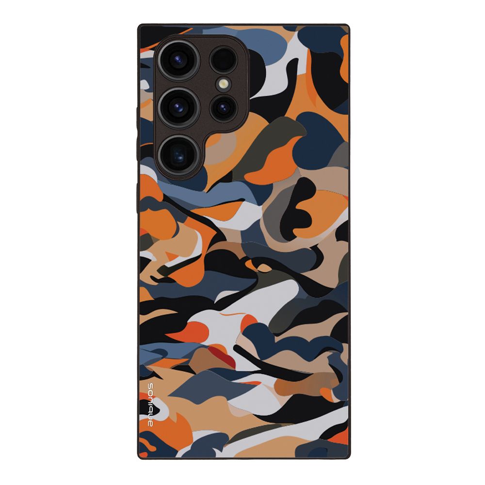 Θήκη Sonique Camouflage Army Series για Samsung Galaxy S23 Ultra Πορτοκαλί