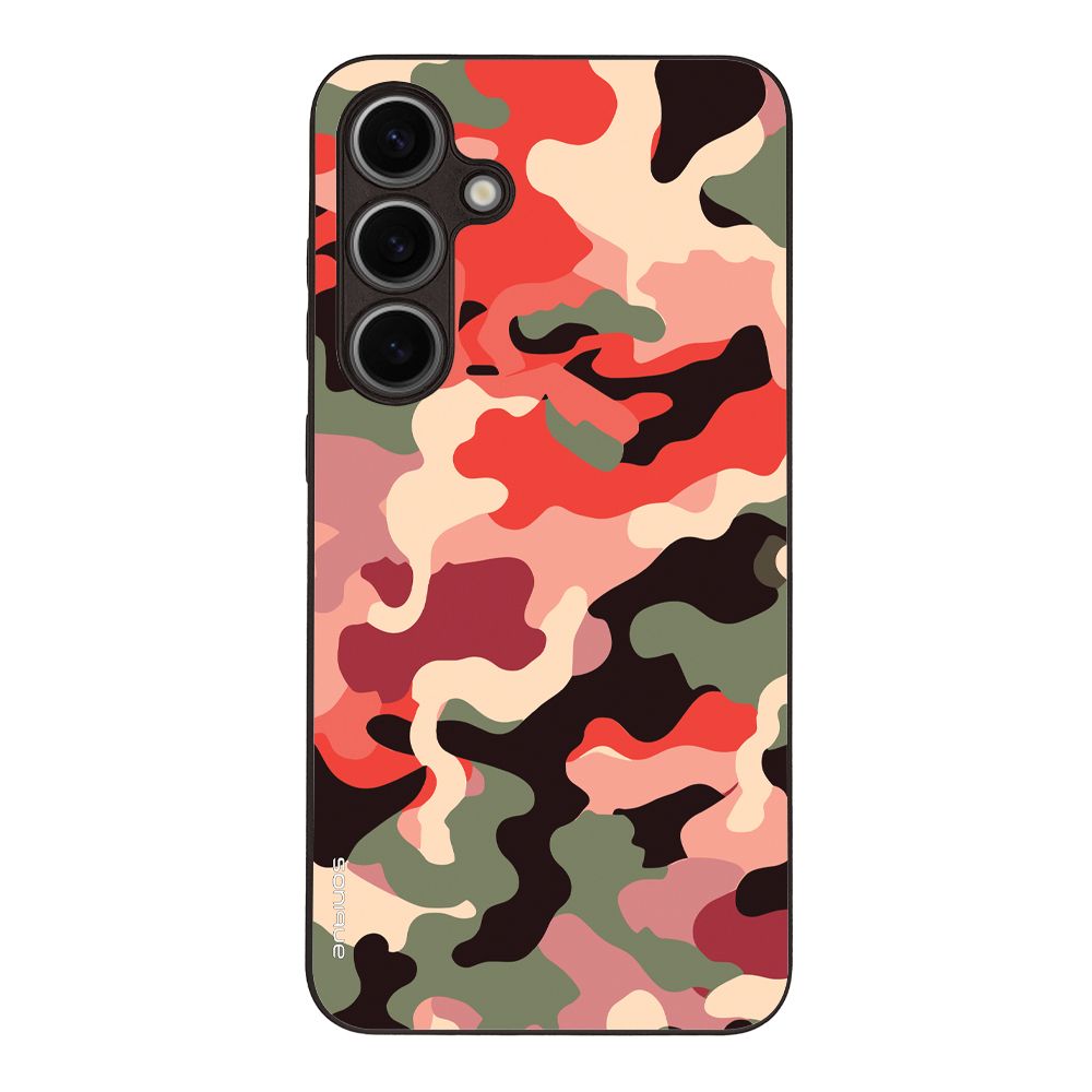 Θήκη Sonique Camouflage Army Series για Samsung Galaxy S24 Plus Κόκκινο