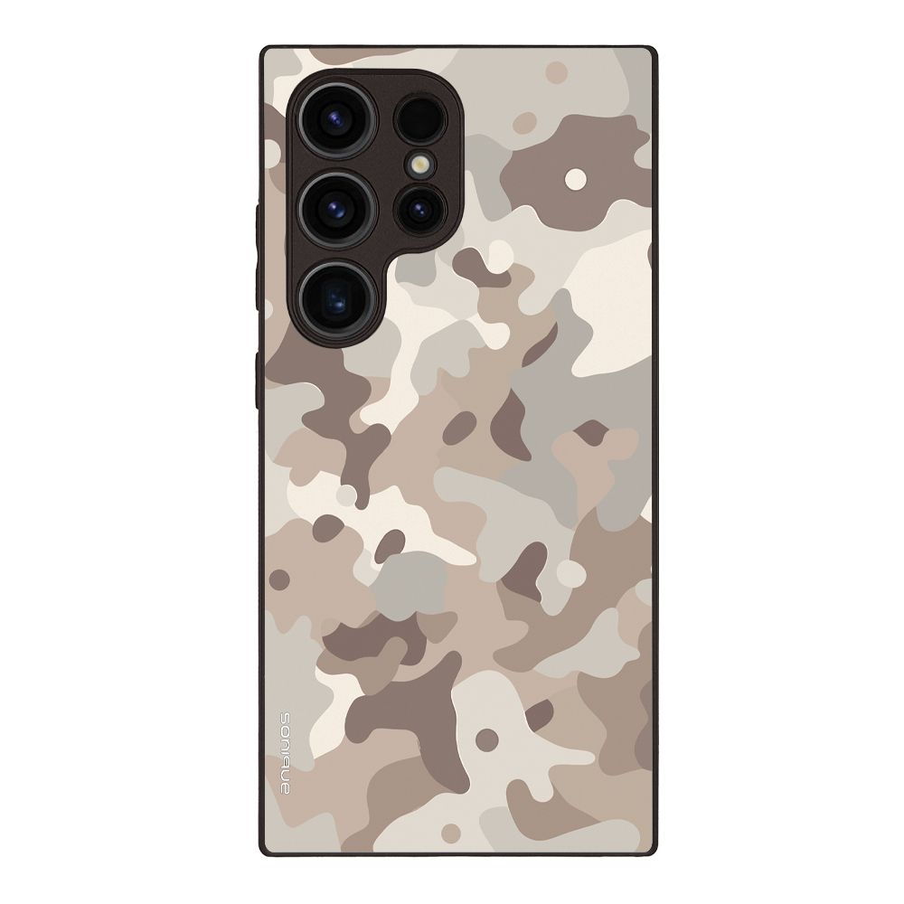 Θήκη Sonique Camouflage Army Series για Samsung Galaxy S24 Ultra Μπεζ