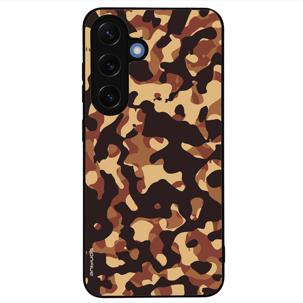 Θήκη Sonique Camouflage Army Series για Samsung Galaxy S25 Καφέ 01