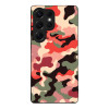 Θήκη Sonique Camouflage Army Series για Samsung Galaxy S25 Ultra Κόκκινο