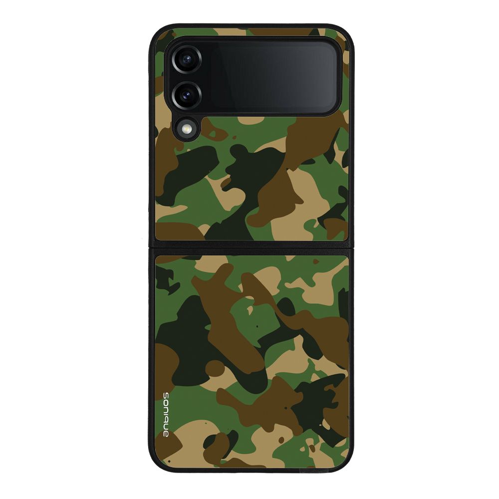 Θήκη Sonique Camouflage Army Series για Samsung Galaxy Z Flip 4 Πράσινο