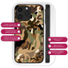 Θήκη Sonique Camouflage Army Series για Samsung Galaxy Z Flip 4 Καφέ