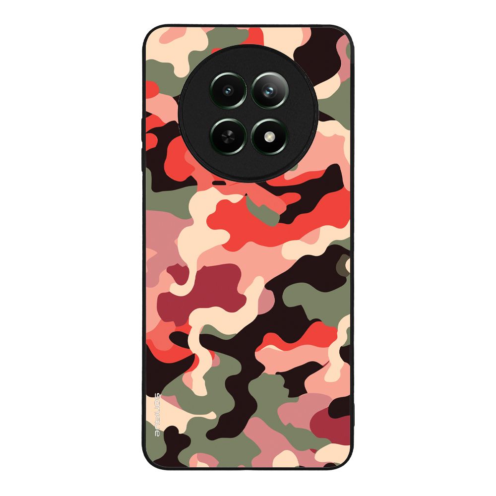 Θήκη Sonique Camouflage Army Series για Realme 12 5G / Realme 12x Κόκκινο