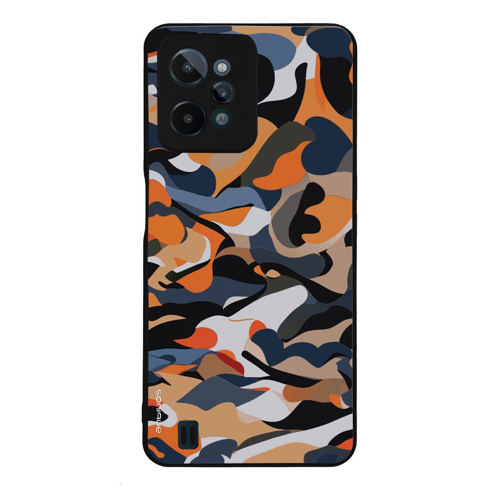 Θήκη Sonique Camouflage Army Series για Realme C31 Πορτοκαλί