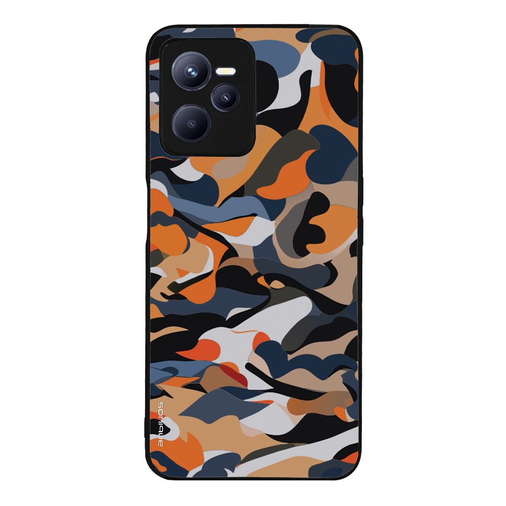 Θήκη Sonique Camouflage Army Series για Realme C35 Πορτοκαλί