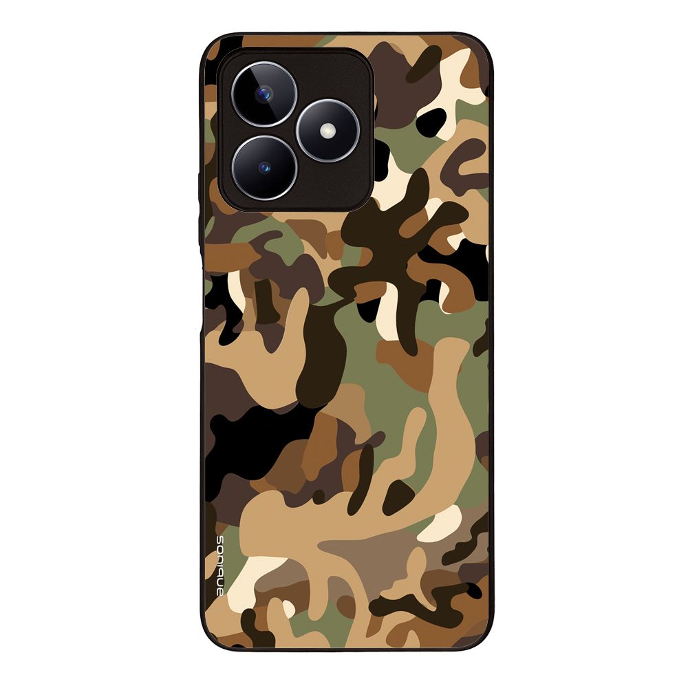 Θήκη Sonique Camouflage Army Series για Realme C51 / Realme C53 / Realme Note 50 4G Καφέ
