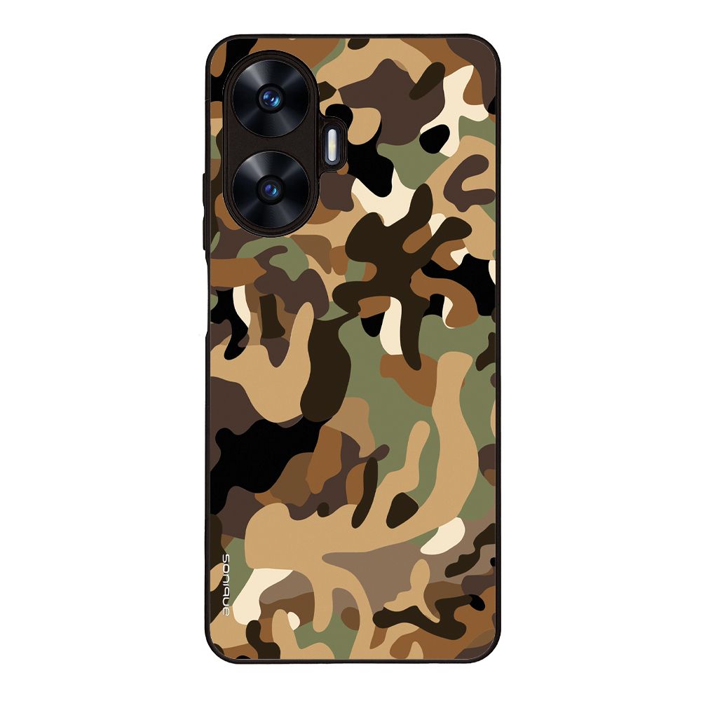 Θήκη Sonique Camouflage Army Series για Realme C55 Καφέ