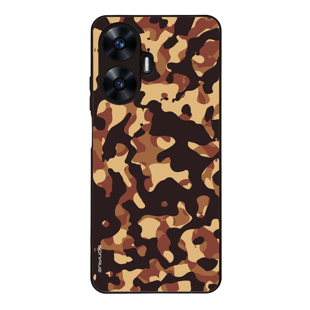 Θήκη Sonique Camouflage Army Series για Realme C55 Καφέ 01