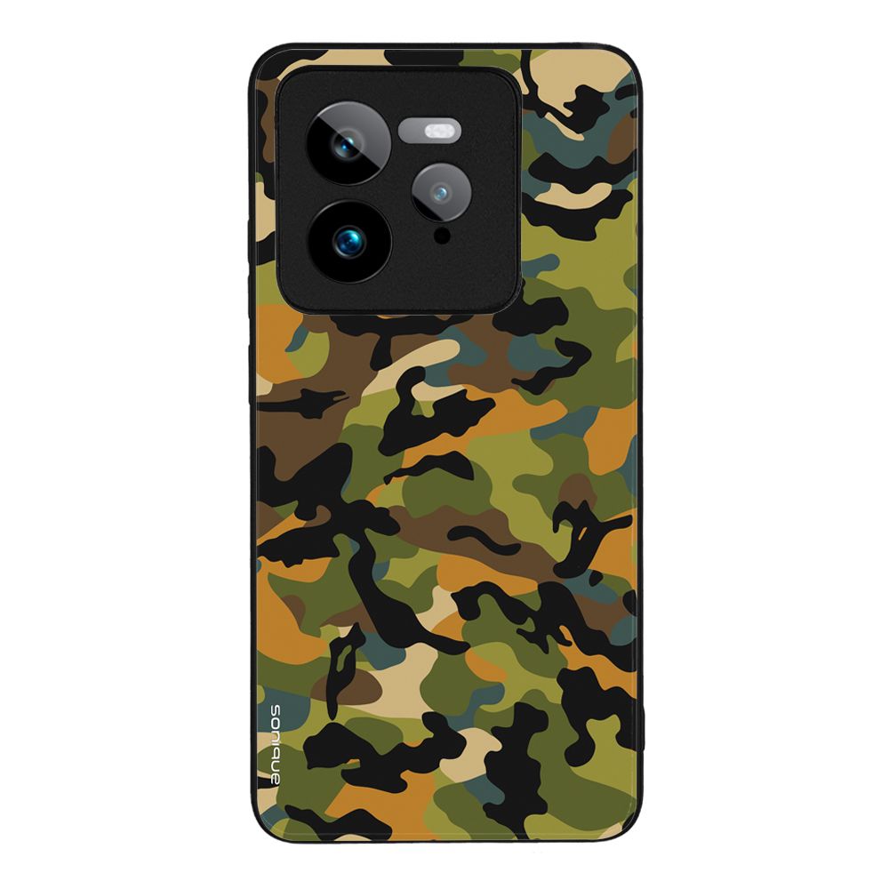 Θήκη Sonique Camouflage Army Series για Realme GT 7 Pro 5G Πράσινο 01