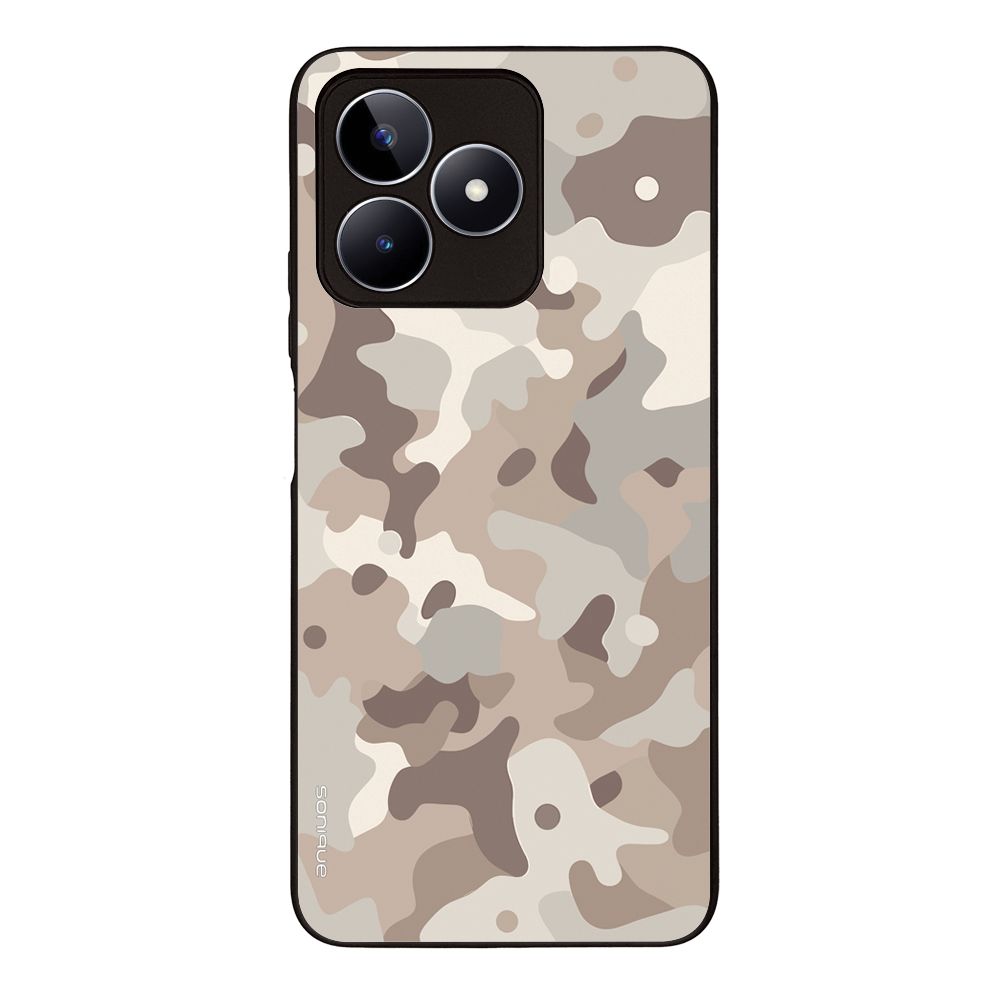 Θήκη Sonique Camouflage Army Series για Realme C51 / Realme C53 / Realme Note 50 4G Μπεζ
