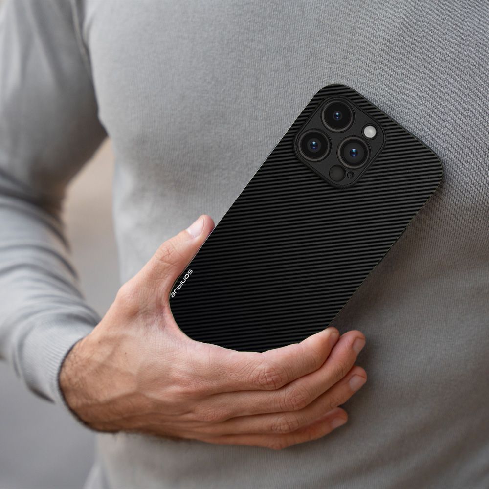 Θήκη Sonique Carbon Series για VIVO Y35 4G / VIVO Y22 / VIVO Y22S Μαύρο