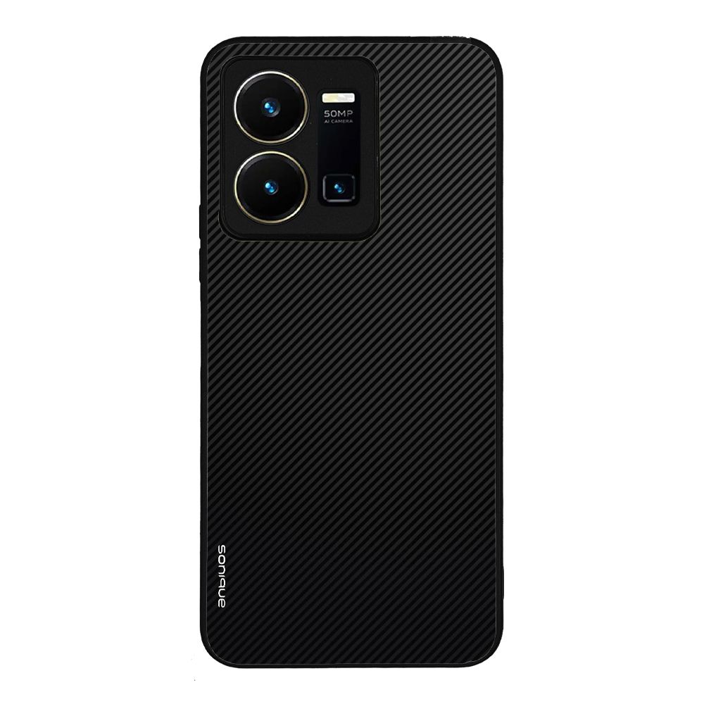 Θήκη Sonique Carbon Series για VIVO Y35 4G / VIVO Y22 / VIVO Y22S Μαύρο