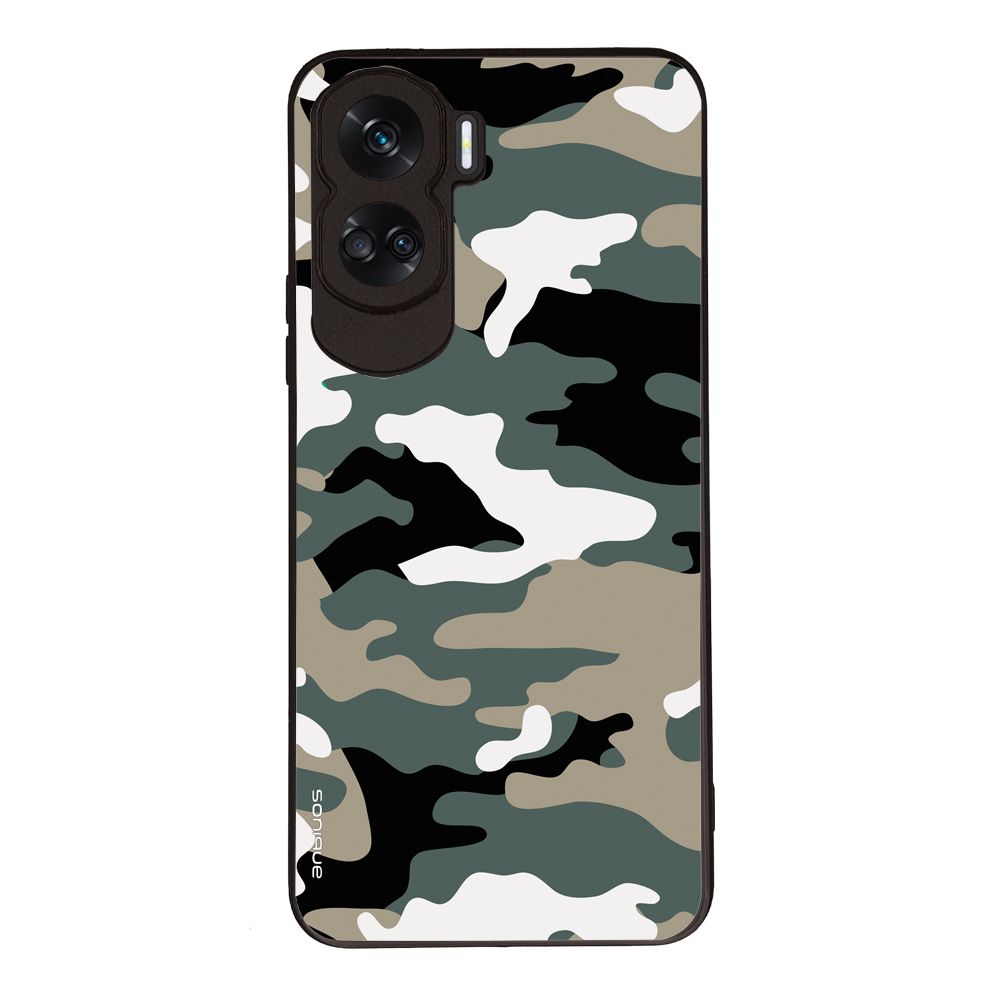 Θήκη Sonique Camouflage Army Series για Honor 90 Lite 5G Χακί