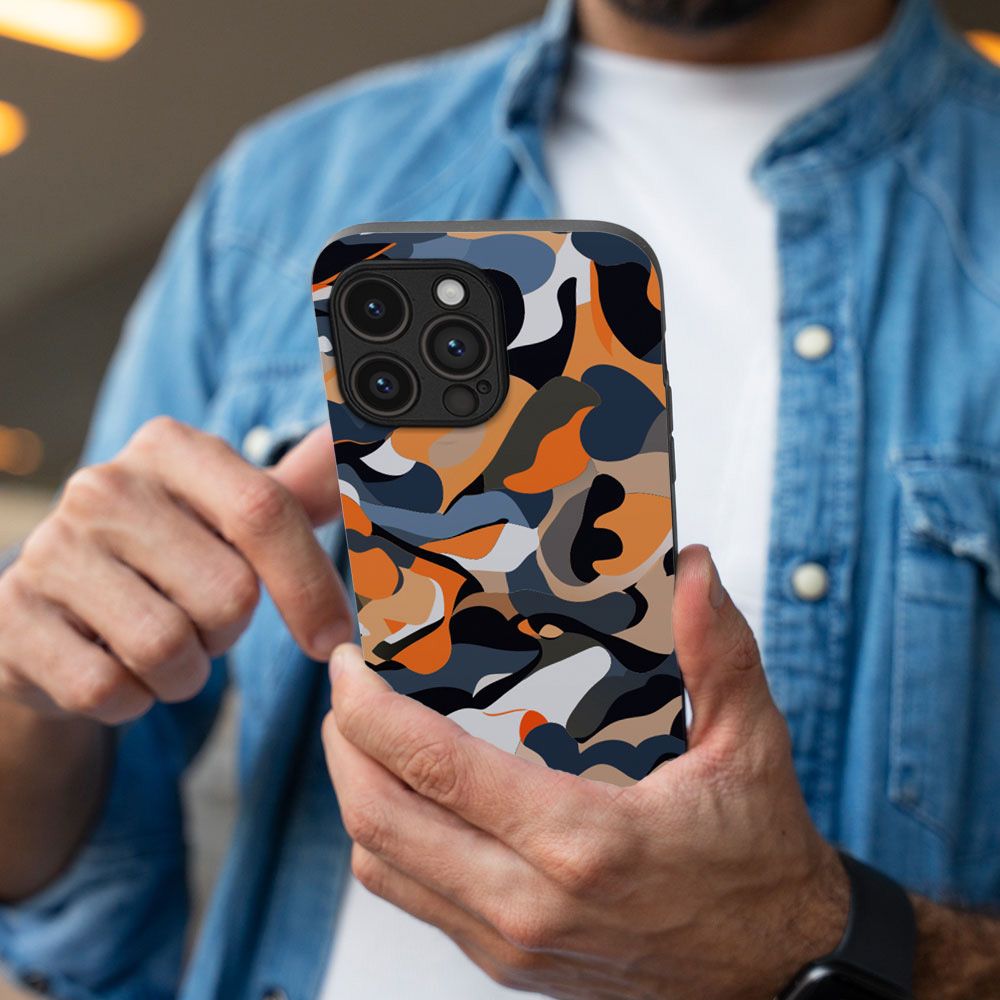 Θήκη Sonique Camouflage Army Series για VIVO Y35 4G / VIVO Y22 / VIVO Y22S Πορτοκαλί