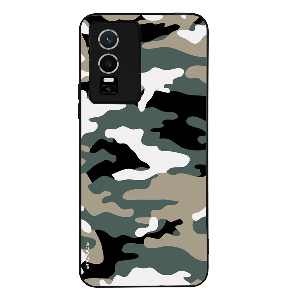 Θήκη Sonique Camouflage Army Series για VIVO Y74s / VIVO Y76 5G Χακί