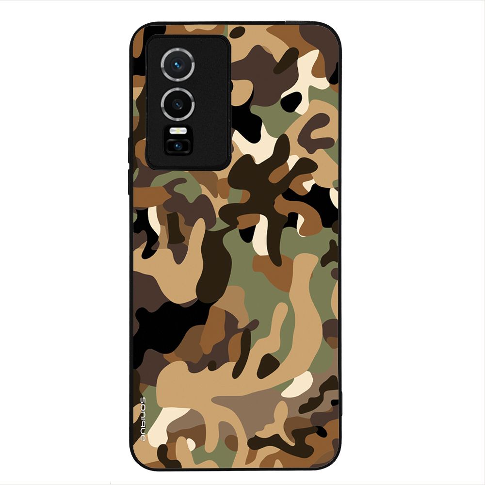 Θήκη Sonique Camouflage Army Series για VIVO Y74s / VIVO Y76 5G Καφέ