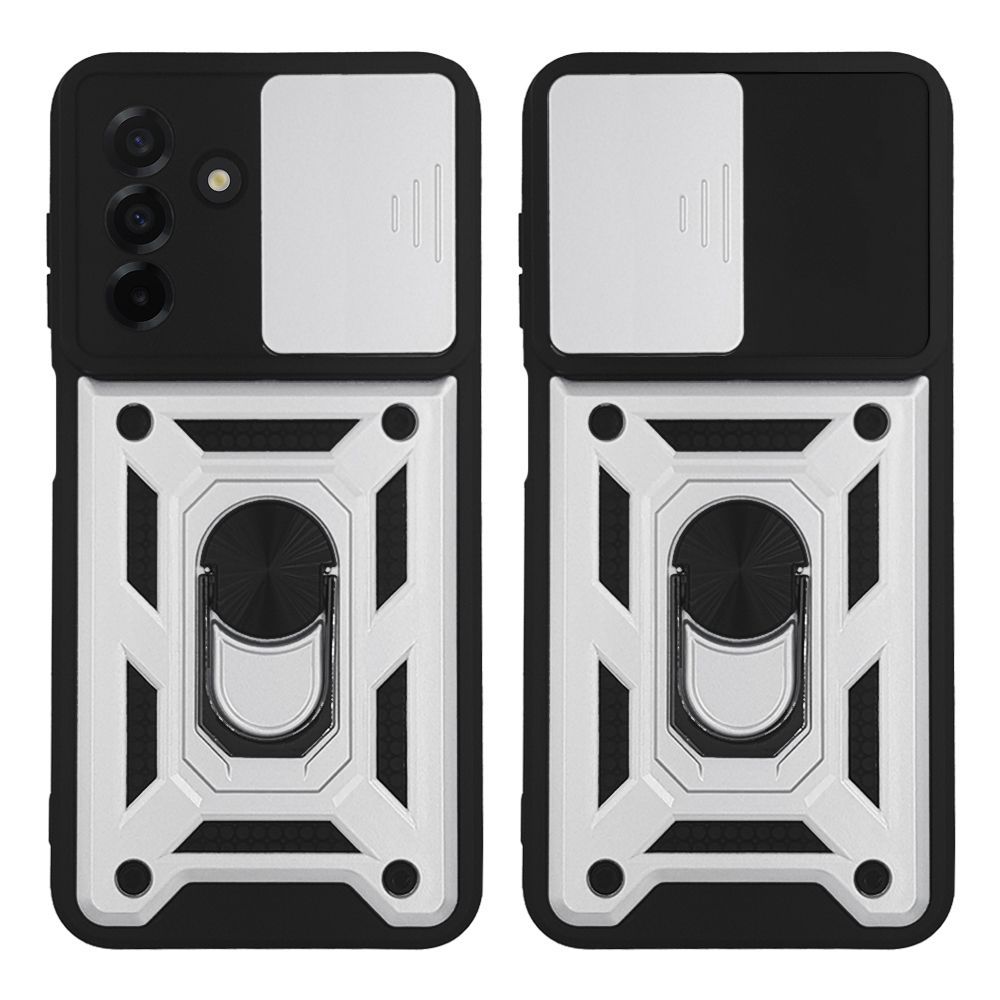 Θήκη Ring Armor CamPro Sonique για Samsung Galaxy A26 5G Ασημί