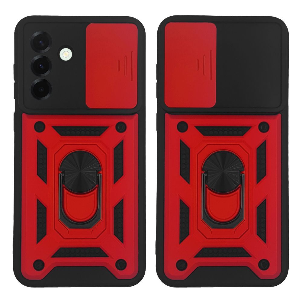 Θήκη Ring Armor CamPro Sonique για Samsung Galaxy A36 5G Κόκκινο
