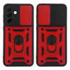 Θήκη Ring Armor CamPro Sonique για Samsung Galaxy A36 5G Κόκκινο
