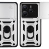 Θήκη Ring Armor CamPro Sonique για Xiaomi Redmi Note 14 5G Ασημί