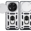 Θήκη Ring Armor CamPro Sonique για Xiaomi Redmi Note 14 Pro 5G / Poco X7 5G Ασημί