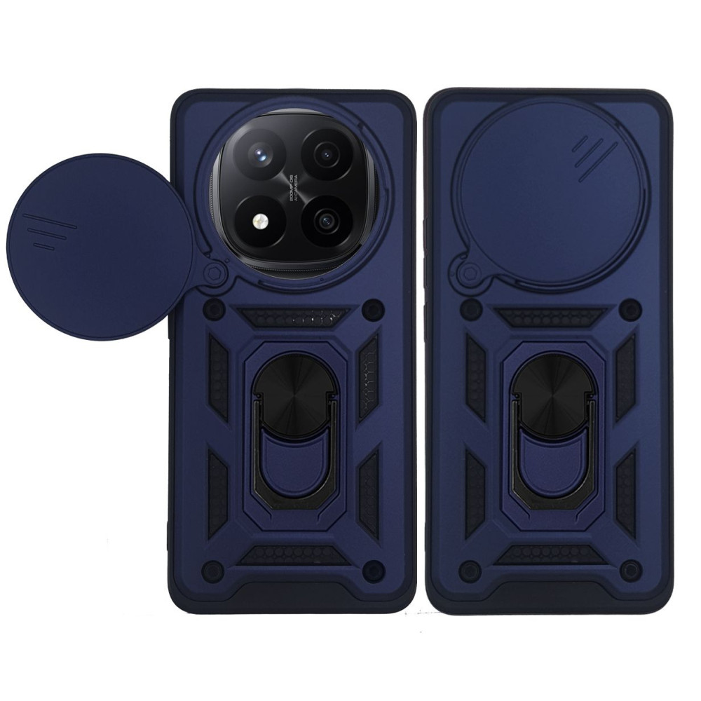 Θήκη Ring Armor CamPro Sonique για Xiaomi Redmi Note 14 Pro Plus 5G Μπλέ
